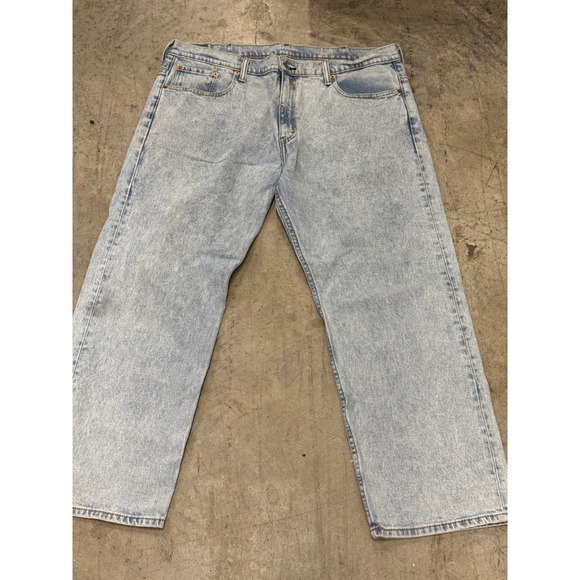 Levis 569 Loose Straight Fit Men's Jeans Light Blue Wash Denim - Picture 1 of 8